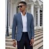 imageCOOFANDY Mens Casual Blazer Slim Fit Suit Jacket Two Button Lightweight Sport CoatNavy Blue