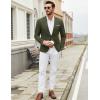 imageCOOFANDY Mens Casual Blazer Suit Jackets One Button Sport Coats Lightweight Business Sports JacketsArmy Green