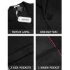 imageCOOFANDY Mens Casual Blazer Suit Jackets One Button Sport Coats Lightweight Business Sports JacketsBlack
