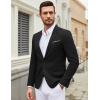 imageCOOFANDY Mens Casual Blazer Suit Jackets One Button Sport Coats Lightweight Business Sports JacketsBlack