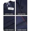 imageCOOFANDY Mens Casual Blazer Suit Jackets One Button Sport Coats Lightweight Business Sports JacketsDark Blue