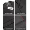 imageCOOFANDY Mens Casual Blazer Suit Jackets One Button Sport Coats Lightweight Business Sports JacketsDark Gray