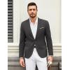 imageCOOFANDY Mens Casual Blazer Suit Jackets One Button Sport Coats Lightweight Business Sports JacketsDark Gray