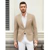 imageCOOFANDY Mens Casual Blazer Suit Jackets One Button Sport Coats Lightweight Business Sports JacketsKhaki