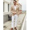 imageCOOFANDY Mens Casual Blazer Suit Jackets One Button Sport Coats Lightweight Business Sports JacketsKhaki