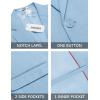 imageCOOFANDY Mens Casual Blazer Suit Jackets One Button Sport Coats Lightweight Business Sports JacketsLight Blue