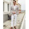 imageCOOFANDY Mens Casual Blazer Suit Jackets One Button Sport Coats Lightweight Business Sports JacketsLight Gray