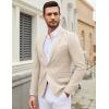 imageCOOFANDY Mens Casual Blazer Suit Jackets One Button Sport Coats Lightweight Business Sports JacketsLight Khaki