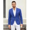 imageCOOFANDY Mens Casual Blazer Suit Jackets One Button Sport Coats Lightweight Business Sports JacketsRoyal Blue