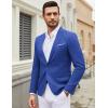 imageCOOFANDY Mens Casual Blazer Suit Jackets One Button Sport Coats Lightweight Business Sports JacketsRoyal Blue