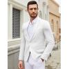 imageCOOFANDY Mens Casual Blazer Suit Jackets One Button Sport Coats Lightweight Business Sports JacketsWhite