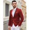 imageCOOFANDY Mens Casual Blazer Suit Jackets One Button Sport Coats Lightweight Business Sports JacketsWine