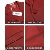 imageCOOFANDY Mens Casual Blazer Suit Jackets One Button Sport Coats Lightweight Business Sports JacketsWine