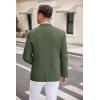 imageCOOFANDY Mens Casual Blazer Two Button Sport Coats Lightweight Printed Lining Suit JacketArmy Green