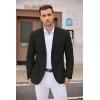 imageCOOFANDY Mens Casual Blazer Two Button Sport Coats Lightweight Printed Lining Suit JacketBlack