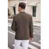 imageCOOFANDY Mens Casual Blazer Two Button Sport Coats Lightweight Printed Lining Suit JacketBrown