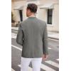 imageCOOFANDY Mens Casual Blazer Two Button Sport Coats Lightweight Printed Lining Suit JacketGrey