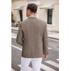 imageCOOFANDY Mens Casual Blazer Two Button Sport Coats Lightweight Printed Lining Suit JacketKhaki