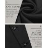 imageCOOFANDY Mens Casual Knit Blazer Slim Fit Lightweight Sport Coat Stretch Two Button Suit JacketBlack