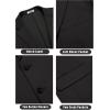 imageCOOFANDY Mens Casual Knit Blazer Stretch Slim Fit Sport Coat Two Button Lightweight Suit JacketsBlack