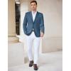 imageCOOFANDY Mens Casual Knit Blazer Stretch Slim Fit Sport Coat Two Button Lightweight Suit JacketsBlue