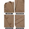 imageCOOFANDY Mens Casual Knit Blazer Stretch Slim Fit Sport Coat Two Button Lightweight Suit JacketsLight Brown