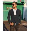 imageCOOFANDY Mens Casual Linen Blazer Jacket Lightweight Sport Coats Two Button Suit JacketsBlack