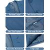 imageCOOFANDY Mens Casual Linen Blazer Jacket Lightweight Sport Coats Two Button Suit JacketsBlue