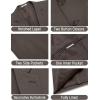 imageCOOFANDY Mens Casual Linen Blazer Jacket Lightweight Sport Coats Two Button Suit JacketsDeep Grey