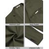 imageCOOFANDY Mens Casual Stretch Blazer Jacket Regular Fit Lightweight Sport Coat Two Button Suit JacketsArmy Green