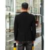 imageCOOFANDY Mens Casual Stretch Blazer Jacket Regular Fit Lightweight Sport Coat Two Button Suit JacketsBlack