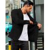imageCOOFANDY Mens Casual Stretch Blazer Jacket Regular Fit Lightweight Sport Coat Two Button Suit JacketsBlack