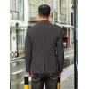 imageCOOFANDY Mens Casual Stretch Blazer Jacket Regular Fit Lightweight Sport Coat Two Button Suit JacketsDark Grey