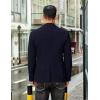 imageCOOFANDY Mens Casual Stretch Blazer Jacket Regular Fit Lightweight Sport Coat Two Button Suit JacketsNavy Blue