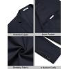 imageCOOFANDY Mens Casual Stretch Blazer Jacket Regular Fit Lightweight Sport Coat Two Button Suit JacketsNavy Blue