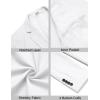 imageCOOFANDY Mens Casual Stretch Blazer Jacket Regular Fit Lightweight Sport Coat Two Button Suit JacketsWhite