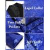 imageCOOFANDY Mens Shiny Sequin Blazer Tuxedo Party Dinner Prom One Button Suit JacketBlue