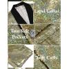 imageCOOFANDY Mens Shiny Sequin Blazer Tuxedo Party Dinner Prom One Button Suit JacketChampagne