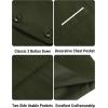 imageCOOFANDY Mens Suit Vest Slim Fit Formal Dress Waistcoat Casual Business Vests for Suit or TuxedoArmy Green