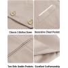 imageCOOFANDY Mens Suit Vest Slim Fit Formal Dress Waistcoat Casual Business Vests for Suit or TuxedoBeige