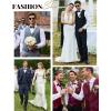 imageCOOFANDY Mens Suit Vest Slim Fit Formal Dress Waistcoat Casual Business Vests for Suit or TuxedoBeige