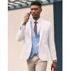 imageCOOFANDY Mens Suit Vest Slim Fit Formal Dress Waistcoat Casual Business Vests for Suit or TuxedoClear Blue