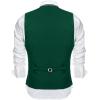 imageCOOFANDY Mens Suit Vest Slim Fit Formal Dress Waistcoat Casual Business Vests for Suit or TuxedoGreen