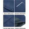 imageCOOFANDY Mens Suit Vest Slim Fit Formal Dress Waistcoat Casual Business Vests for Suit or TuxedoPeacock Blue
