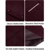imageCOOFANDY Mens Suit Vest Slim Fit Formal Dress Waistcoat Casual Business Vests for Suit or TuxedoWine Red