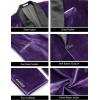 imageCOOFANDY Mens Velvet Tuxedo One Button Jacket Dinner Prom Wedding Blazer JacketPurple
