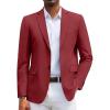 imageCOOFANDY Mens Casual Blazer Lightweight Suit Jacket Slim Fit Sport Coats for MenDark Red