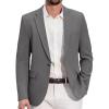 imageCOOFANDY Mens Casual Blazer Regular Fit Lightweight Sport Coats One Button Suit Jacket Dress Blazer JacketsMedium Gray