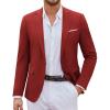 imageCOOFANDY Mens Casual Blazer Suit Jackets One Button Sport Coats Lightweight Business Sports JacketsWine