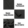 imageCOOFANDY Men Casual Knit Sweater Quarter Button Henley Long Sleeve Slim Fit Twisted Pullover SweaterDark Gray